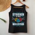 Women's Knitted Is My Woll Zeitjob Knitted Tank Top Frauen Lustige Geschenke