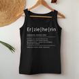 Women's Meaning Educator Saying Day Mother Tank Top Frauen Lustige Geschenke