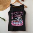 Women's Raccoon Tank Top - Fun Strawberry Jam Design Unique Gifts