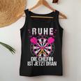 Women's Rest Die Chefin Ist Jetzt Dran Darts Dartter Women's Dart Tank Top Frauen Lustige Geschenke