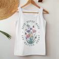 Anti Trump Floral Butterflies Democrat President Liberal Women Tank Top Unique Gifts