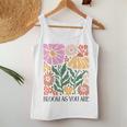 Boho Summer Flower Botanical Nature Lover Floral Wild Flower Tank Top Frauen Lustige Geschenke