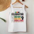 Celebrating History Culture Excellence Black History Month Women Tank Top Personalized Gifts