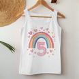 Children's Birthday 5 Girls Rainbow Fairy Fifth 5 Years Old Tank Top Frauen Lustige Geschenke