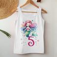 Children's Birthday 5 Mermaid Girls Five 5 Years Old Tank Top Frauen Lustige Geschenke