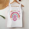 Children's Birthday 8 Girls Rainbow Fairy Eight 8 Years Tank Top Frauen Lustige Geschenke