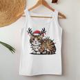 Christmas Children Cat Christmas Lights Tank Top Frauen Lustige Geschenke