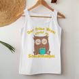 Coffee Owls Early Bird Owl Saying Tank Top Frauen Lustige Geschenke