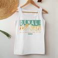 Denali National Park Mountains Nature Retro Sunset Vintage Women Tank Top Personalized Gifts