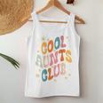 Groovy Retro Hippie 60S 70S Back Print Cool Aunts Club Tank Top Frauen Lustige Geschenke