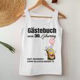 Guest Book 30Th Birthday Man Woman 30Th Birthday Decoration Tank Top Frauen Lustige Geschenke