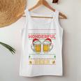 It's The Most Wonderful Time For A Beer Christmas Sweater Tank Top Frauen Lustige Geschenke