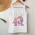 Kinder 4 Geburtstag Mädchen 4 Jahre Einhorn Party Outfit Einhorn Tank Top Frauen Lustige Geschenke