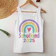 Kinder Schulkind 2025 Mädchen Regenbogen Einschulung 2025 Mädchen Tank Top Frauen Lustige Geschenke