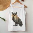 Owl Hunting Hiking Outdoor Camping Forest Owl Women Tank Top Funny Gifts