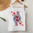 Playing Card Lady Queen Checked Card Costume Fancy Dress Groups Tank Top Frauen Lustige Geschenke