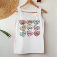Pregnancy New Mom Candy Heart Cute Valentines Baby Reveal Women Tank Top Personalized Gifts