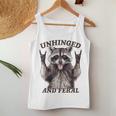 Retro Raccoon Summer Women's Tank Top - Wild & Fun Vibe Unique Gifts