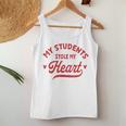 Retro My Students Stole My Heart Cute Teacher Valentines Day Women Tank Top Personalized Gifts