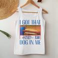 Retrointage I Got-That Dog In Me Hotdog Women's Tank Top Frauen Lustige Geschenke