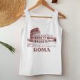 Roma Italia Coliseo Romano Ilustraciónintage Camiseta sin mangas para mujer Regalos divertidos