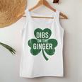 St Patrick Day Dibs On The Ginger Irish Redhead Women Tank Top Personalized Gifts