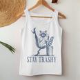 Stay Trashy Raccoon Halloween Tank Top | Women's Festive Apparel Unique Gifts
