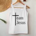 Team Jesus I Jesus Christ Redeemer Christianity Tank Top Frauen Lustige Geschenke