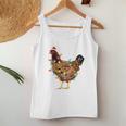 Ugly Christmas Sweater Chicken Christmas Tank Top Frauen Lustige Geschenke