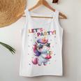 Unicorn Lets Party Outfit Boys Party Unicorn Tank Top Frauen Lustige Geschenke