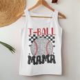 Vintage T-Ball Mama Softball Mom Checkered Print Women Tank Top Funny Gifts