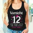 12 Geburtstag Mädchen -Orsicht 12 Jahre Nager Tank Top Frauen Geschenke für Sie