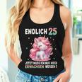 25 Geburtstag Frau Party Outfit Frauen Lustiges Einhorn Tank Top Frauen Geschenke für Sie