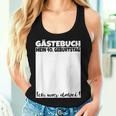 40Th Birthday Guest Book 40 Years Guest List Tank Top Frauen Geschenke für Sie