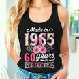 60 Year Old Made In 1965 Floral Flower 60Th Birthday Womens Women Tank Top Gifts for Her
