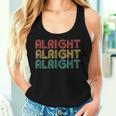 Alright Retro 70'S Distressed Vintage Classic Seventies Women Tank Top Gifts for Her