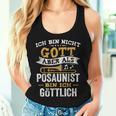 Als Promaunist Bin Ich Göttlich Orchestra Musician Trombone Tank Top Frauen Geschenke für Sie