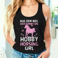 Aus Dem Weg Hobby Horsing Girl Riding Animal Women's Tank Top Frauen Geschenke für Sie