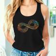 Autism Infinity Sign Colorful Rainbow Autism Awareness Women Tank Top Gifts for Her