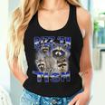Autistic Raccoon Meme Women Tank Top - Fun Rizz Energy Gifts for Her
