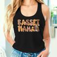 Basset Hound Groovy World's Best Basset Mama Tank Top Frauen Geschenke für Sie