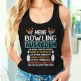 Bowling Women's Bowling Sayings Retro Bowling Tank Top Frauen Geschenke für Sie