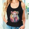 Camel Women's Colourful Watercolour Camel Tank Top Frauen Geschenke für Sie