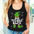 Care Elf Women's Nursing Home Elf Nurse Christmas Tank Top Frauen Geschenke für Sie