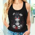 Creepy Kawaii Goth Girl Horror Anime Aesthetic Women Tank Top Gifts for Her