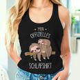 Cute Children's Animal Sleep With Sloth And Baby Sloth Tank Top Frauen Geschenke für Sie