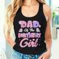 Dad And Mom Birthday Girl Unicorn Family Party Decorations Women Tank Top Gifts for Her