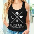 De Equitación Horse Girl Wild And Free Arrow Para Amantes De Los Caballos Camiseta sin mangas para mujer Regalos para ella