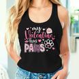 Dog Valentine My Valentine Has Paws Dog Mom Girl Women Tank Top Gifts for Her