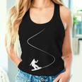 Drawn Simple Snowboard Girl Tank Top Frauen Geschenke für Sie